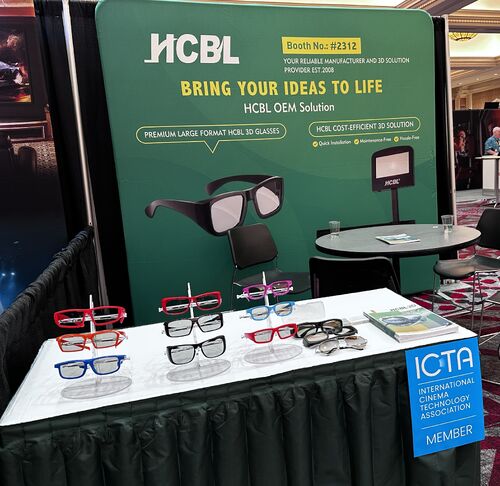 Latest company news about HCBL met succes getoond op CinemaCon 2026 in Las Vegas